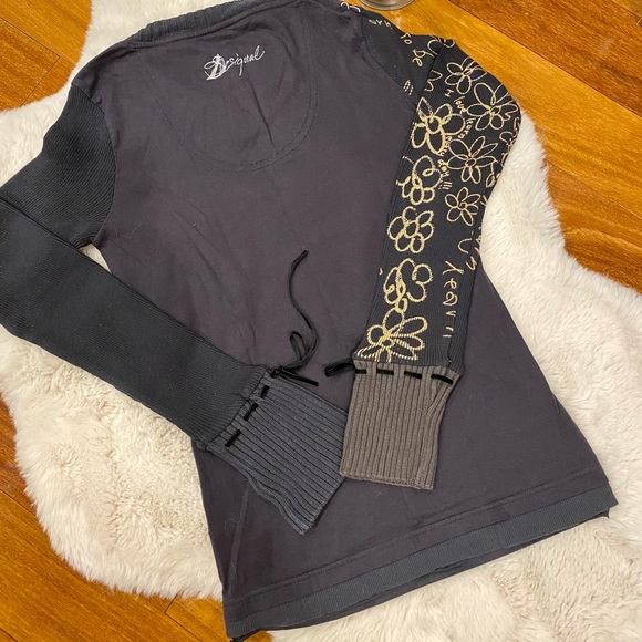 Desigual Fitted Long Sleeved Top - Picture 2 of 8